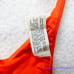New! Zulu & Zephyr Free People Tie Curve Brief Bikini Bottoms orange red, size 6