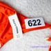 New! Zulu & Zephyr Free People Tie Curve Brief Bikini Bottoms orange red, size 6