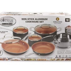 10-Piece Non-Stick Aluminum Cookware Set