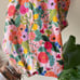 SUMMERSALT X RIFLE PAPER CO Floral Ruffle Swimsuit Women's SIZE 16