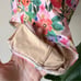 SUMMERSALT X RIFLE PAPER CO Floral Ruffle Swimsuit Women's SIZE 16