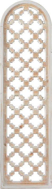 Wood Geometric Wall Decor, 13 x 1 x 49\