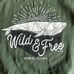 Enza Army Green Wild & Free Seward, Alaska, Hoodie- M