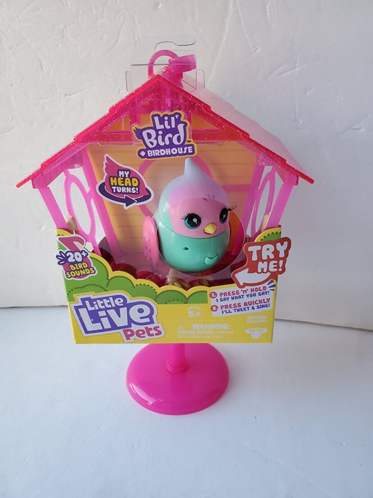 NEW Little Live Pets Lil' Bird & Bird House Electronic Moving Bird 630996261033