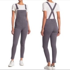 We Wore What Skinny Overall Grey size XS