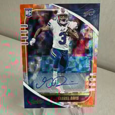 Gabe Davis Absolute Rookie Auto Orange Squares /75