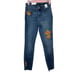 Judy Blue Mid-Rise 70's Patch Skinny Jeans Womens Size: 3/26