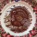 Set of 2 Royal Stafford Turkey Dinner Plates New Thanksgiving Lodge