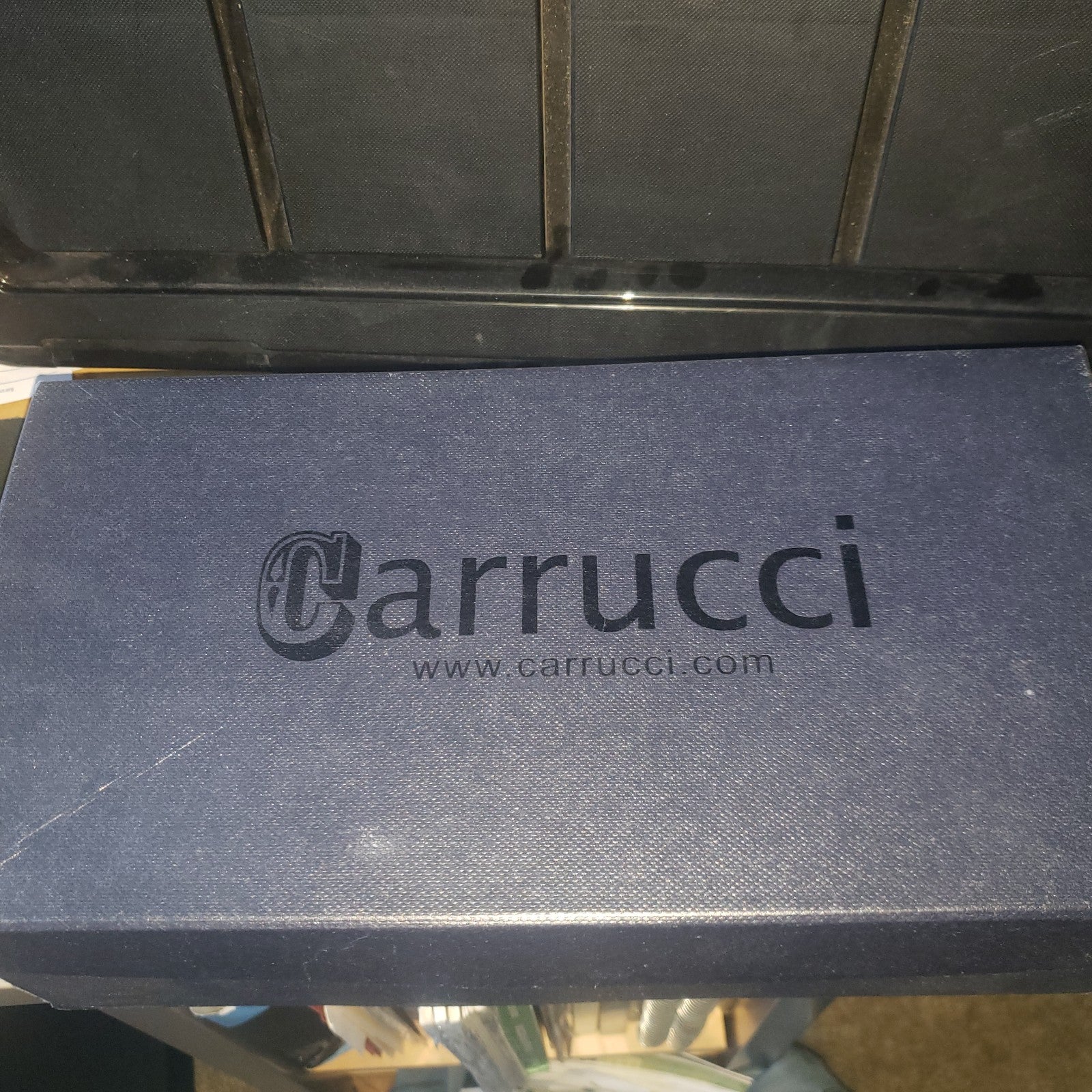Carrucci Cognac Burnished Calfskin Leather Rubber Soled Derby Shoes KS515-26