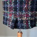 Vintage 1980s Plaid Boucle Wool Skirt
