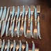 Laguiole French Home Flatware Set 52 Piece Blue Pearl Bee Handles Stainless