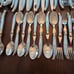 Laguiole French Home Flatware Set 52 Piece Blue Pearl Bee Handles Stainless