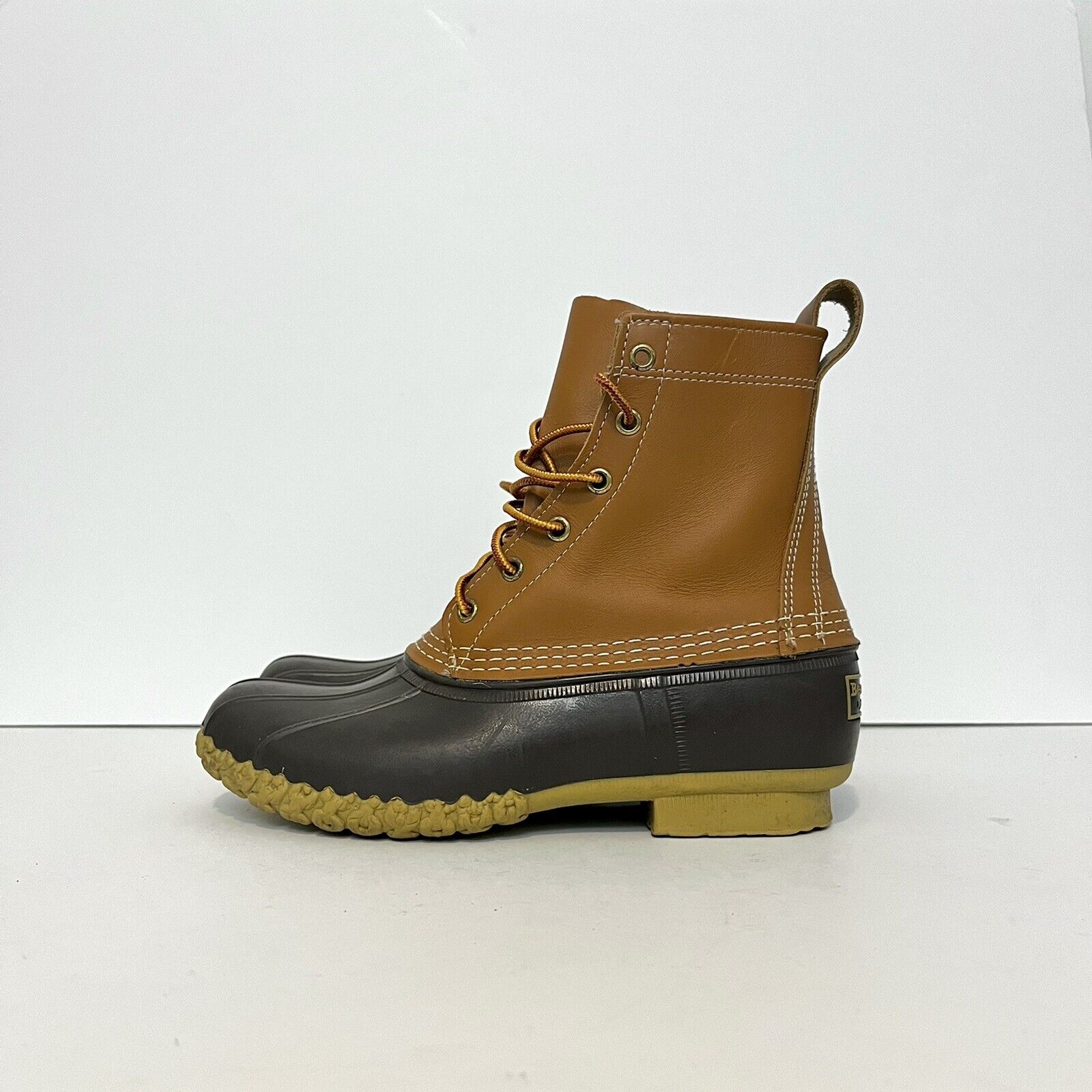 VTG LL Bean Bean Boots 8” Duck Made In USA Ll Bean Rare Snow Rain Mens Sz 8