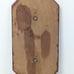 Tau Beta Pi Engineering Honor Society Wood Plaque Brass Symbol 1950s 14.5 x7.5