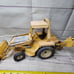 Vintage Ertl 1/16 International harvester diecast backhoe / loader yellow