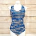 Becca Snakeskin One Piece Blue 1X