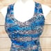Becca Snakeskin One Piece Blue 1X