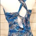Becca Snakeskin One Piece Blue 1X