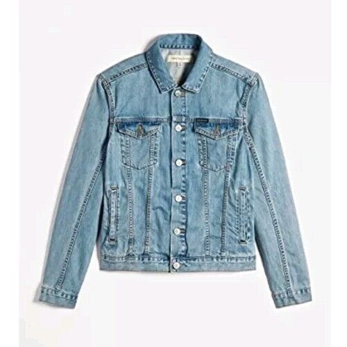NWT In Orig Sealed Pkg CK Calvin Klein Classic Trucker Denim Jean Jacket Vintage