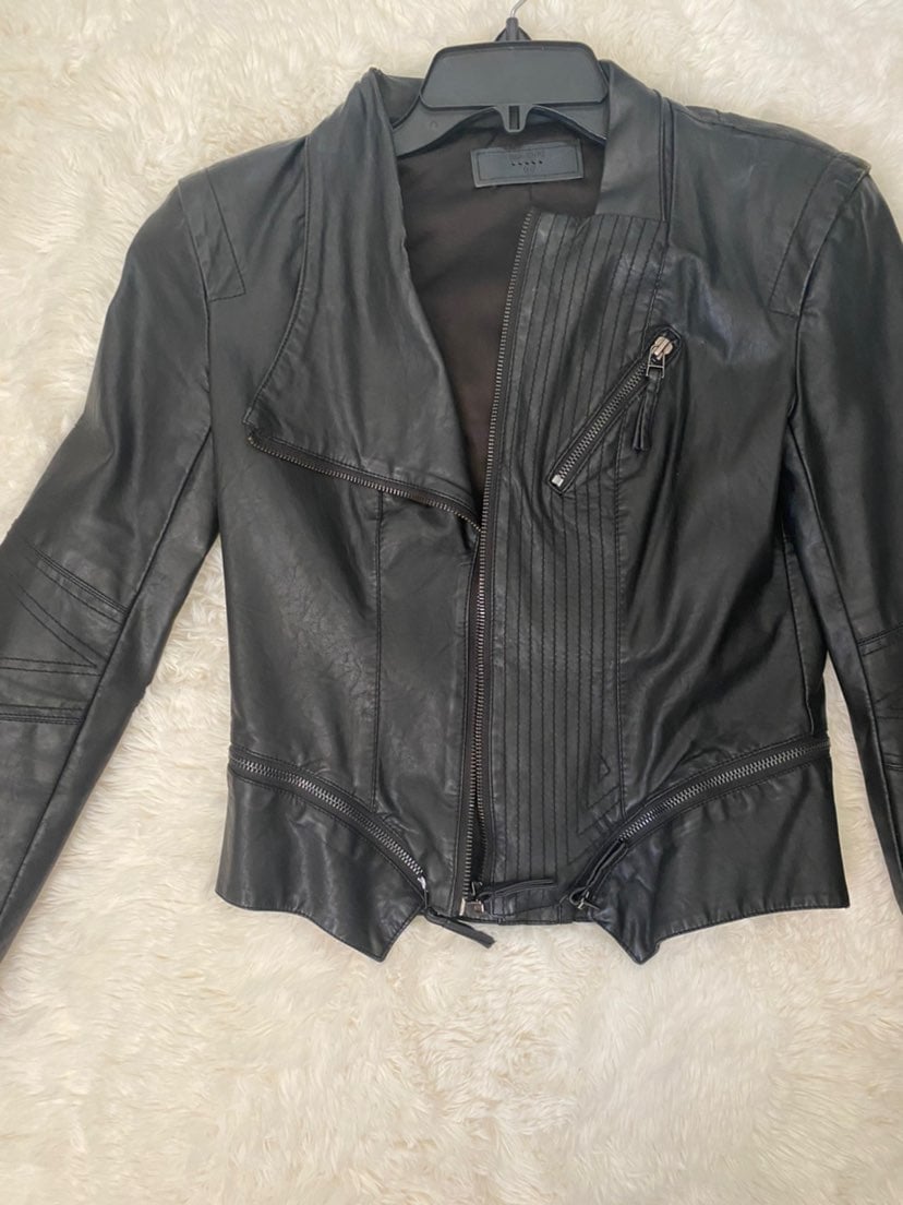 Faux Leather Jacket
