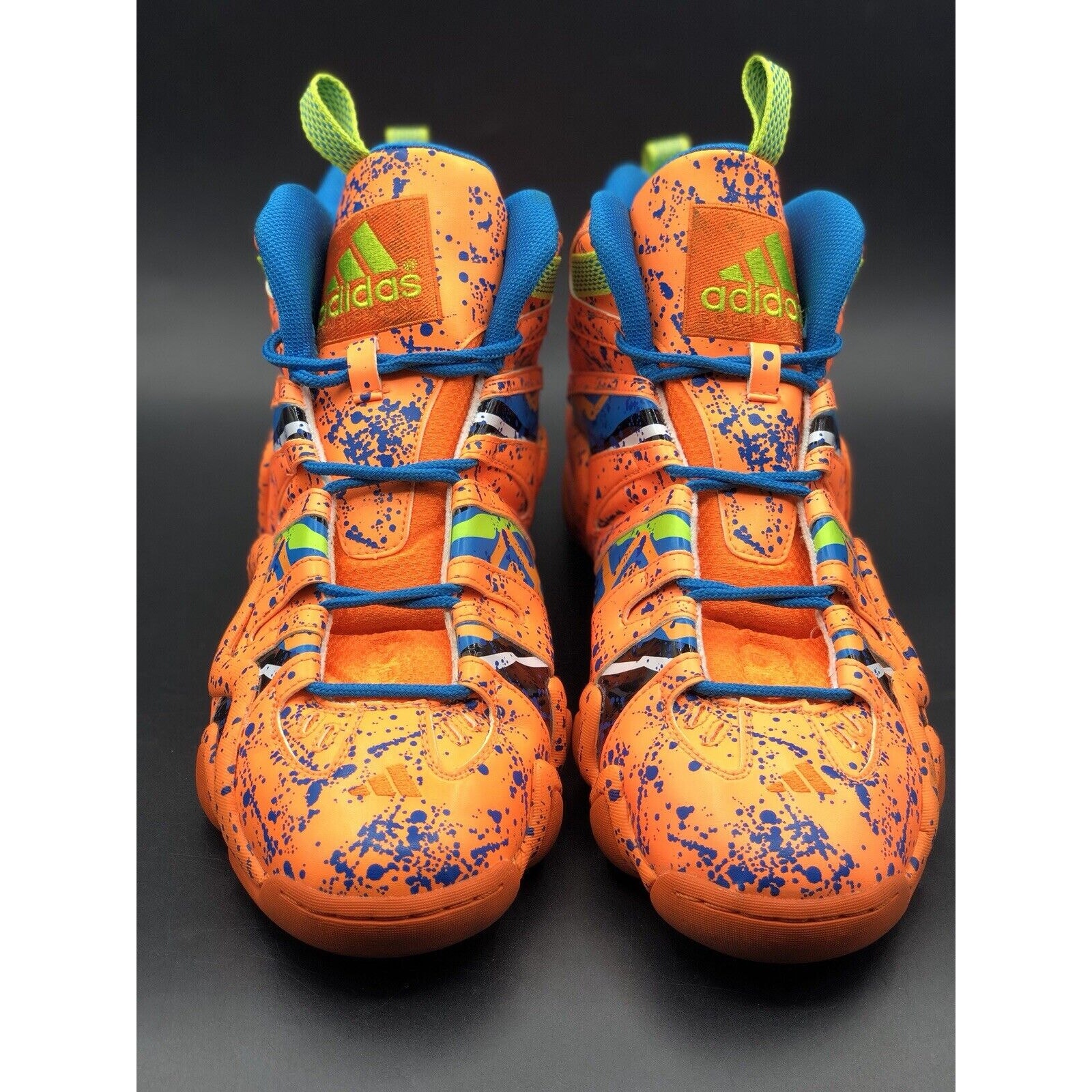 Adidas Kobe Crazy 8 All Star Orange Blue Paint Splatter G98719 Mens US 13