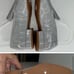 Jeffery Campbell Marko Gray Crocodile Loafer 7.5