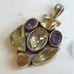 Sterling Silver Modernist Pendant E5139