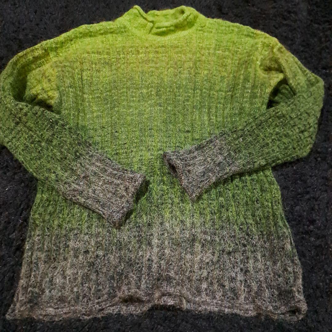 KENZO CLUB mix color cable Knit