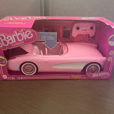 Hot Wheels RC Barbie Corvette Remote Control Car from Barbie: The Movie