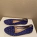 Michael Kors Blue Suede Studded Flats