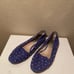 Michael Kors Blue Suede Studded Flats