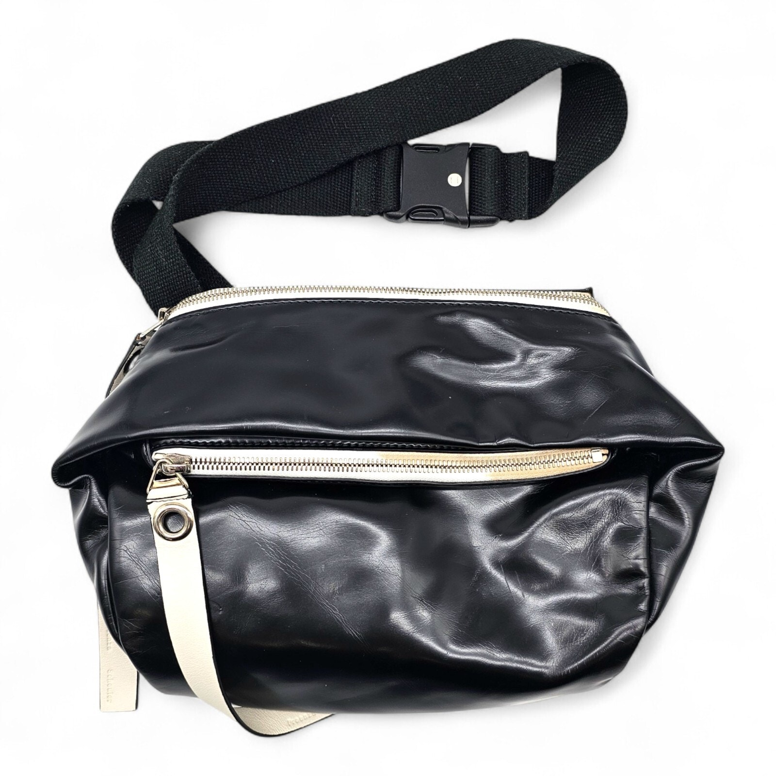 Proenza Schouler PSWL Faux Leather Convertible Fanny Pack in Black - 700