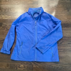 LLBean Womens nylon Rain Jacket Size M