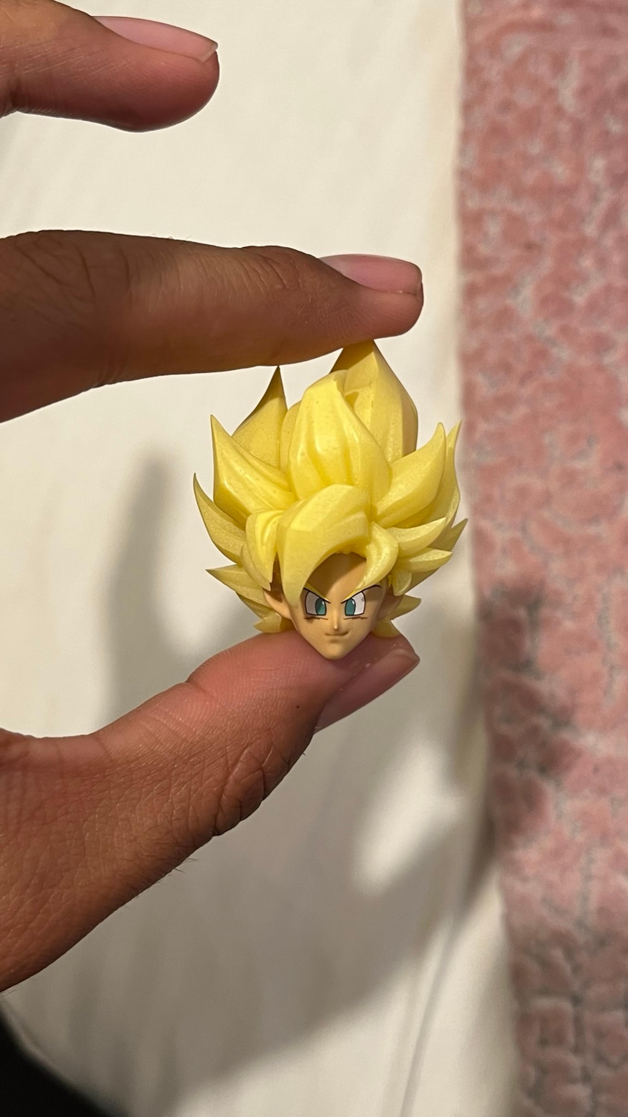 WORM custom hair for sh figuarts legendary super saiyan goku 3.0