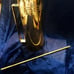Gold Plated Modernist Pitcher 24k GP Mid Century with Stirrer 1960s