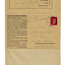 Auschwitz letter