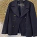 Banana Republic Double Breasted Navy Wool Jacket