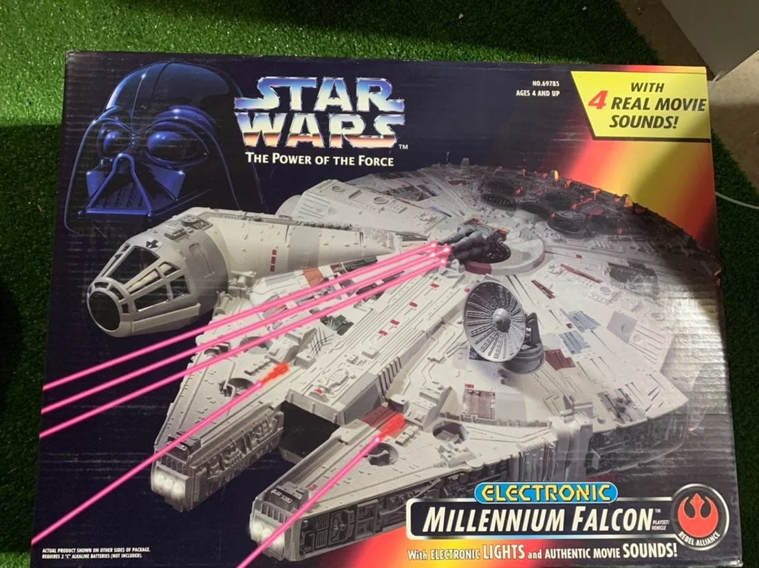 Electronic millennium falcon mib new