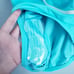 Carmen Marc Valvo Aqua Marine Ruffle One Piece Swimsuit