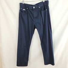 Hugo Boss Alabama Blue Chino Pants 36x32 Flat Front Navy