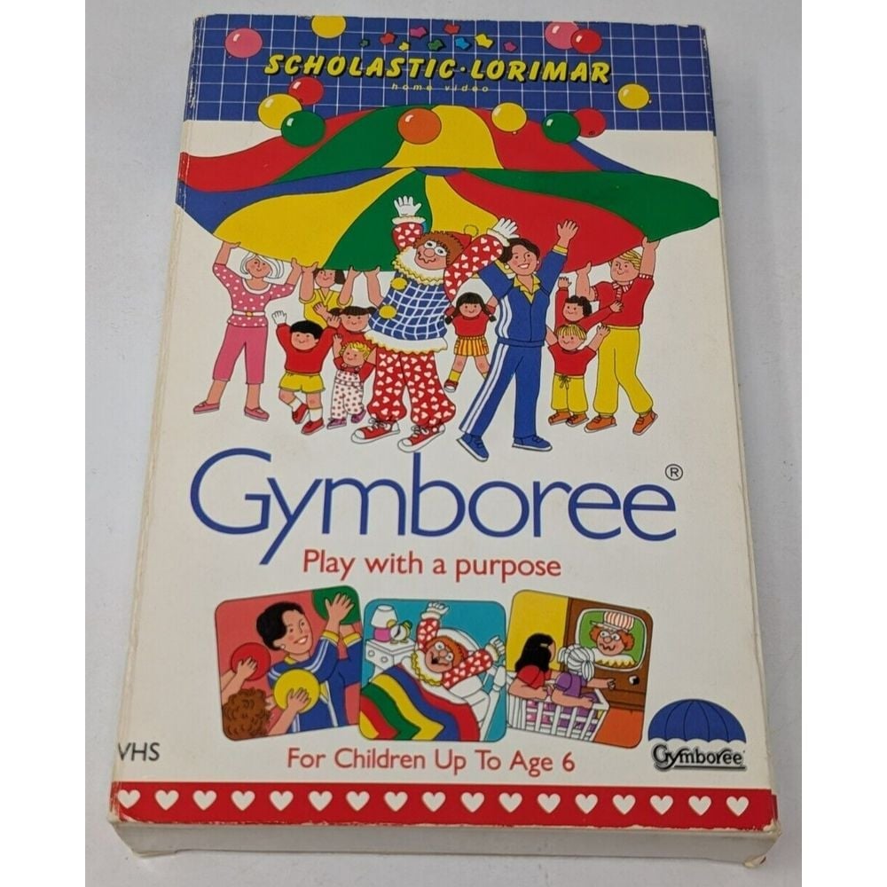 Gymboree Play With A Purpose VHS 1985 Children's Big Box 1980s 80s Vintage