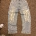Paint splatter baggy jeans