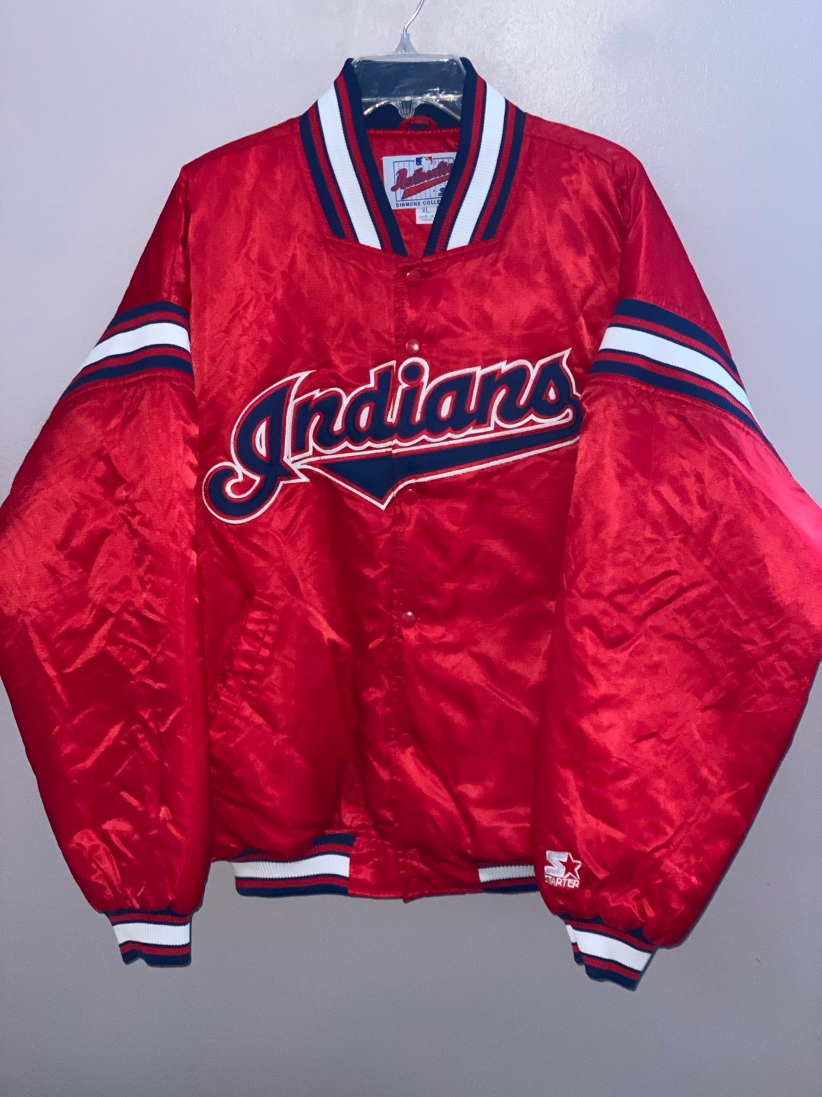 Cleveland Indians vintage starter authentic diamond collection men’s xl mlb