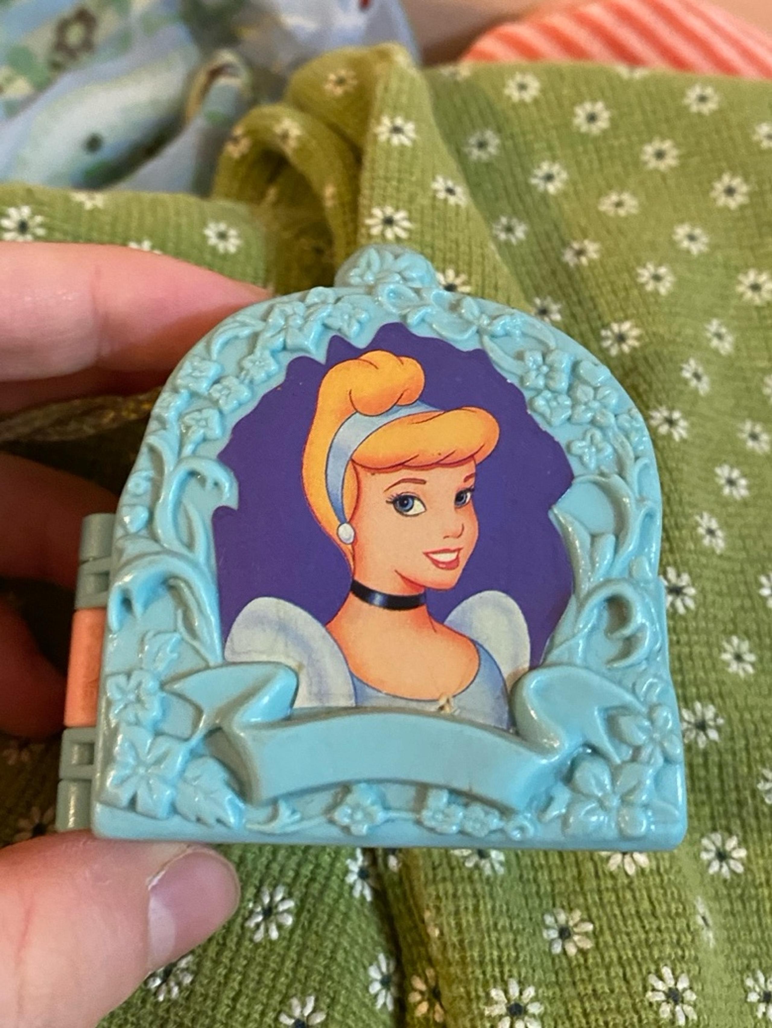 Vintage cinderella pop up locket necklace