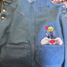 Warner Bros Looney Tunes Overall Dress