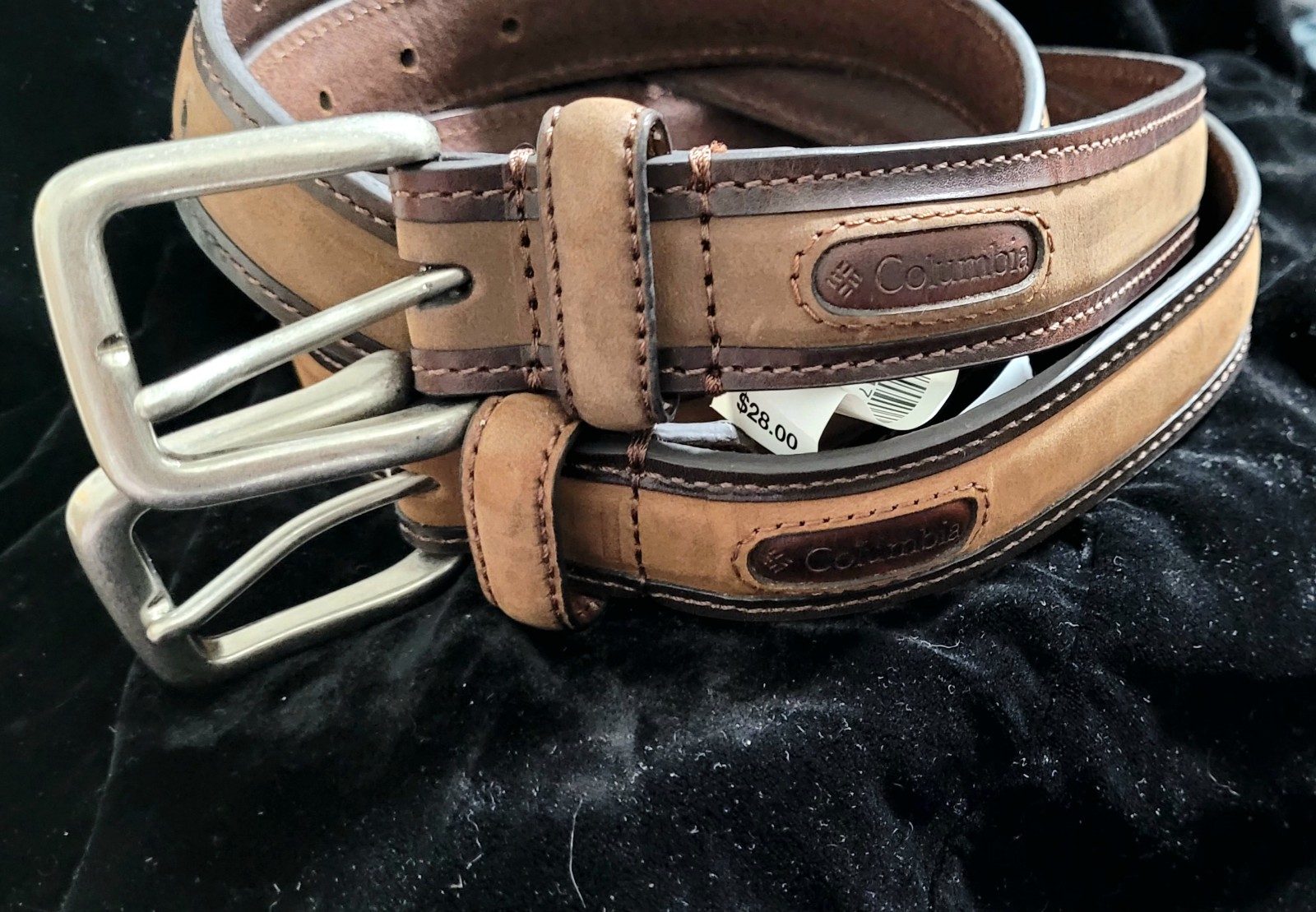 Columbia Leather Belts NWT!!!!