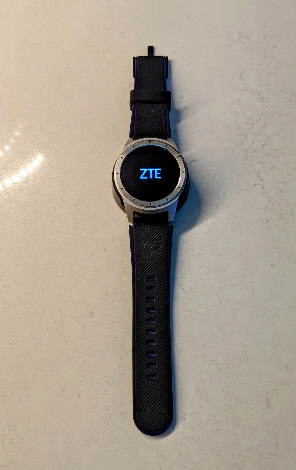 ZTE Quartz Android ZW10 T-Mobile GSM Smartwatch Watch Clean IMEI w/ Cradle