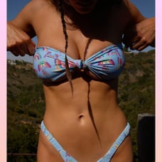 Bain de Minuit Gina Butterflies Bikini Top ONLY