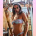 Bain de Minuit Gina Butterflies Bikini Top ONLY