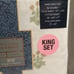 William Morris KING Sheet Set Woodland Floral Ochre NEW